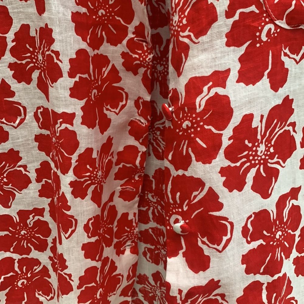 Faithfull Charlita Linen Shirt Dress - La Presa Floral Print - Picture 7 of 9